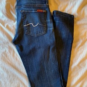 7 for all mankind Roxanne model blue jeans
